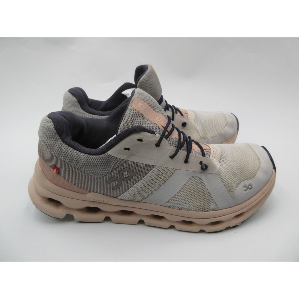 On CloudRunning Shoes Womens Size 8 Beige Gray CloudTec Sneakers 46.98078